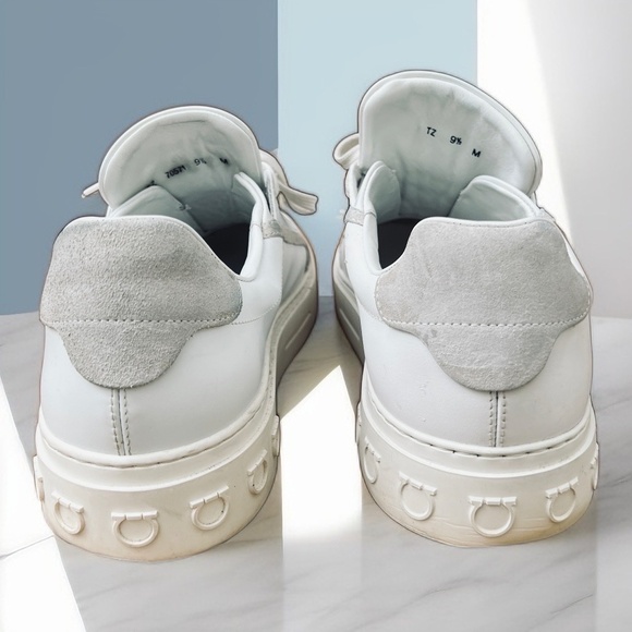 Ferragamo Gancini leather sneakers - Picture 6 of 10